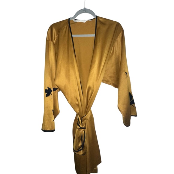 Victoria's Secret | Intimates & Sleepwear | Victorias Secret Gold Robe ...